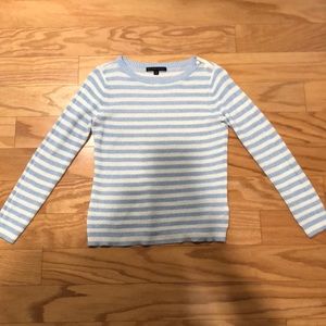 Blue and white Brooks Brothers sweater